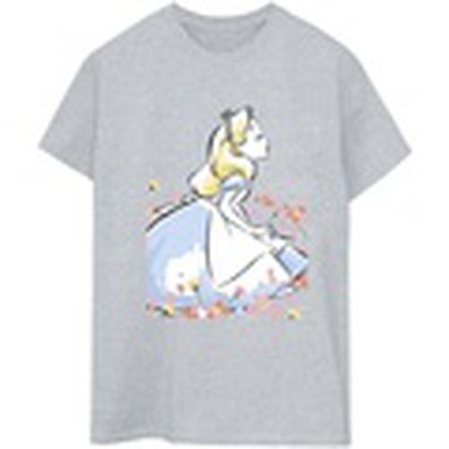 Camiseta manga larga Alice In Wonderland Sketch Flowers para mujer - Disney - Modalova