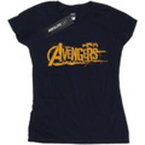 Camiseta manga larga Avengers Infinity War Orange Logo para mujer - Marvel - Modalova