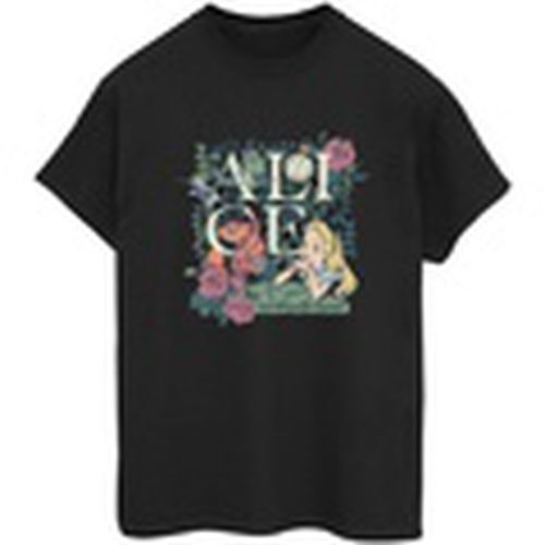 Camiseta manga larga Alice In Wonderland Leafy Garden para mujer - Disney - Modalova