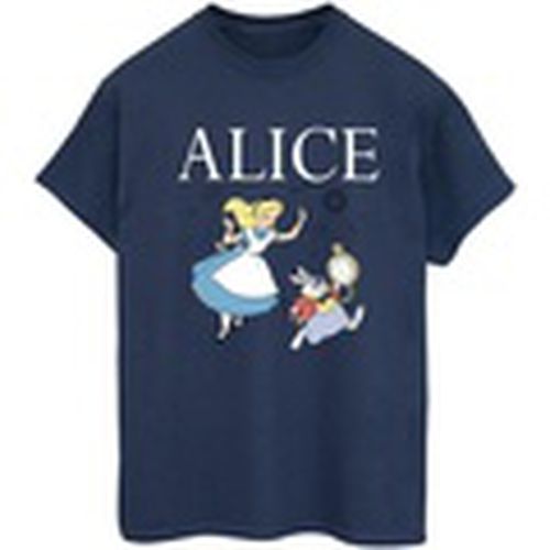 Camiseta manga larga Alice In Wonderland Follow The Rabbit para mujer - Disney - Modalova