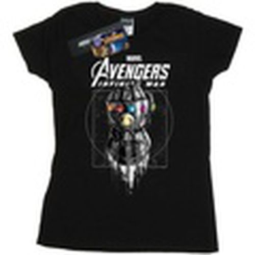 Camiseta manga larga Avengers Infinity War Gauntlet para mujer - Marvel - Modalova