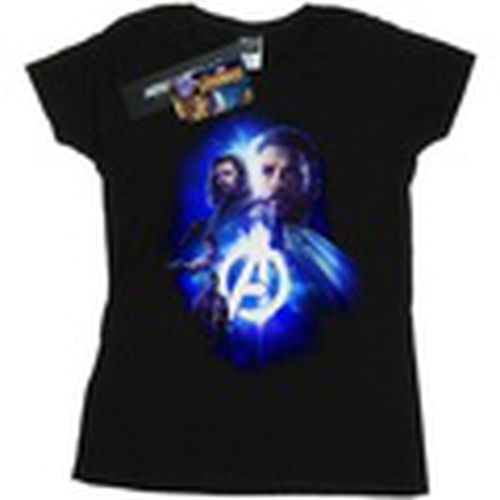 Camiseta manga larga Avengers Infinity War Cap Team Up para mujer - Marvel - Modalova