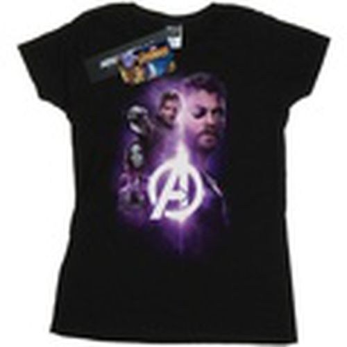 Camiseta manga larga Avengers Infinity War Guardians Team Up para mujer - Marvel - Modalova