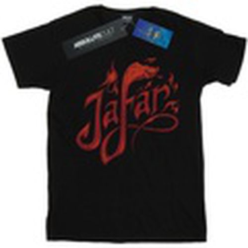 Camiseta manga larga Aladdin Movie Jafar Flames Logo para hombre - Disney - Modalova