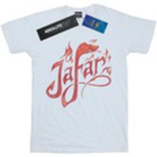 Camiseta manga larga Aladdin Movie Jafar Flames Logo para hombre - Disney - Modalova