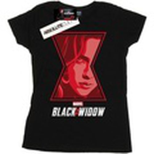 Camiseta manga larga Black Widow Movie Logo Window para mujer - Marvel - Modalova