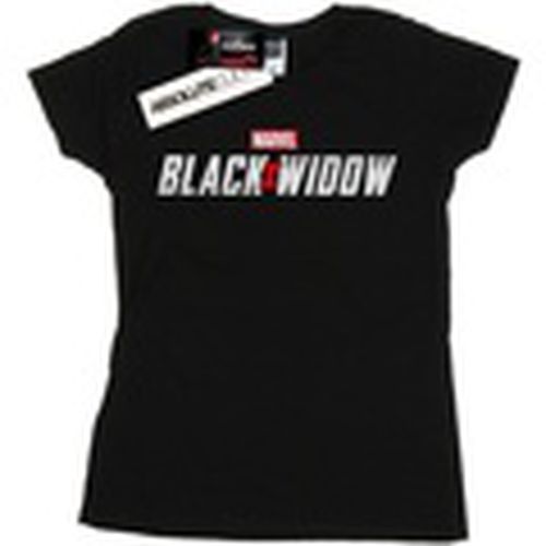 Camiseta manga larga Black Widow Movie Logo para mujer - Marvel - Modalova