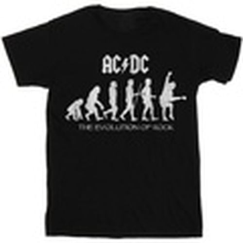 Camiseta manga larga The Evolution of Rock para mujer - Acdc - Modalova