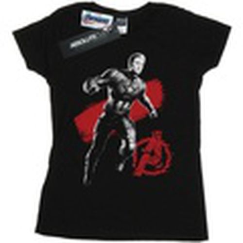 Camiseta manga larga Avengers Endgame Mono Captain America para mujer - Marvel - Modalova