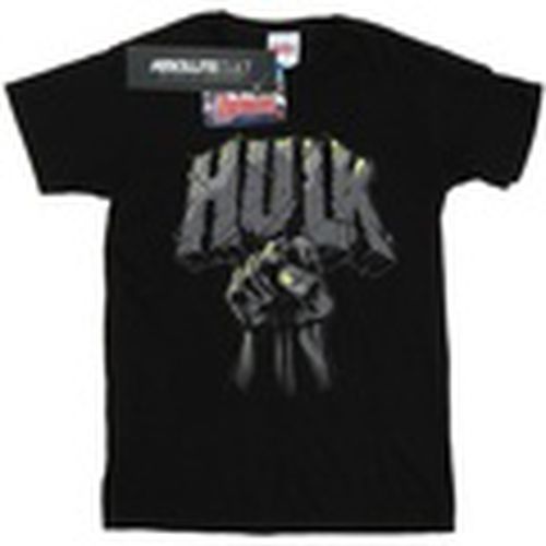 Camiseta manga larga Hulk Punch Logo para hombre - Marvel - Modalova