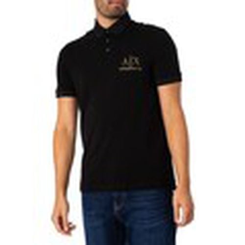 Polo Polo con logo en el pecho para hombre - EAX - Modalova