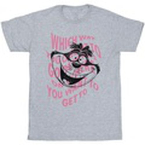 Camiseta manga larga Alice In Wonderland Chesire Cat para hombre - Disney - Modalova