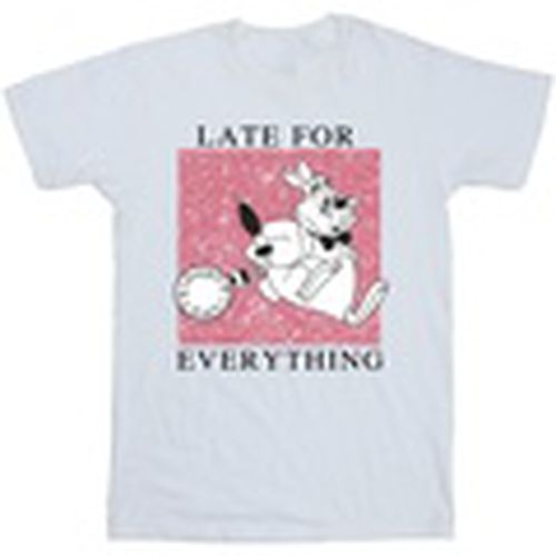 Camiseta manga larga Alice In Wonderland White Rabbit para hombre - Disney - Modalova
