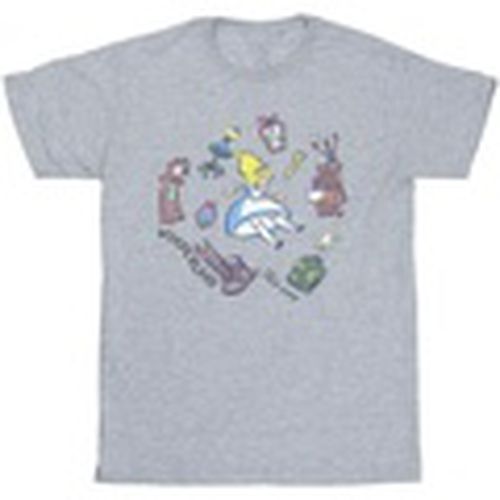 Camiseta manga larga Alice In Wonderland Falling para hombre - Disney - Modalova