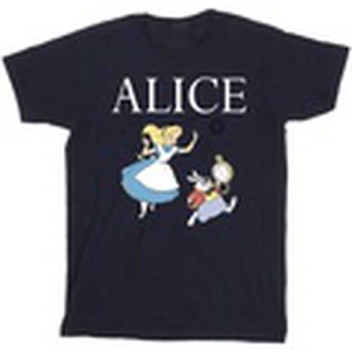Camiseta manga larga Alice In Wonderland Follow The Rabbit para hombre - Disney - Modalova