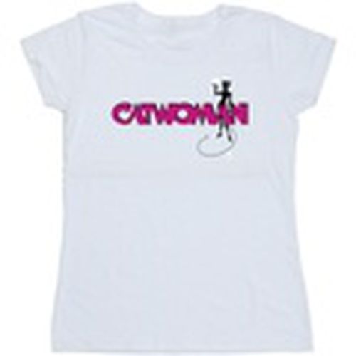 Camiseta manga larga Batman Catwoman Logo para mujer - Dc Comics - Modalova