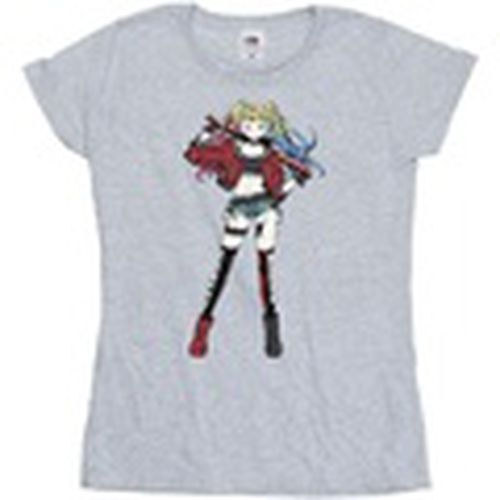Camiseta manga larga Harley Quinn Standing Pose para mujer - Dc Comics - Modalova