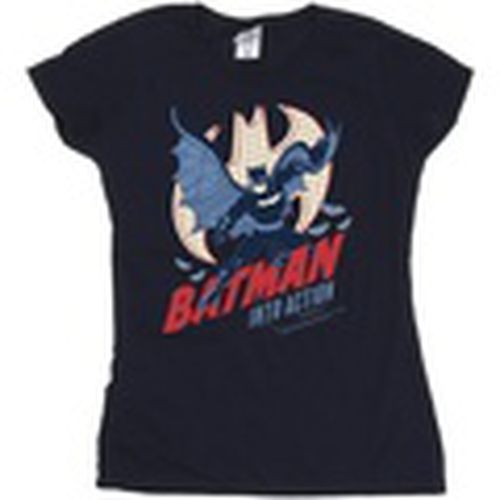 Camiseta manga larga Batman Into Action para mujer - Dc Comics - Modalova