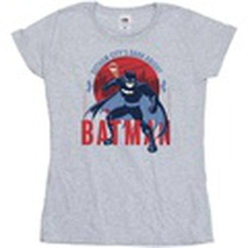 Camiseta manga larga Batman Gotham City para mujer - Dc Comics - Modalova