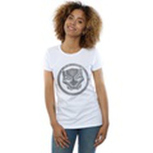 Camiseta manga larga Black Panther Distressed Icon para mujer - Marvel - Modalova
