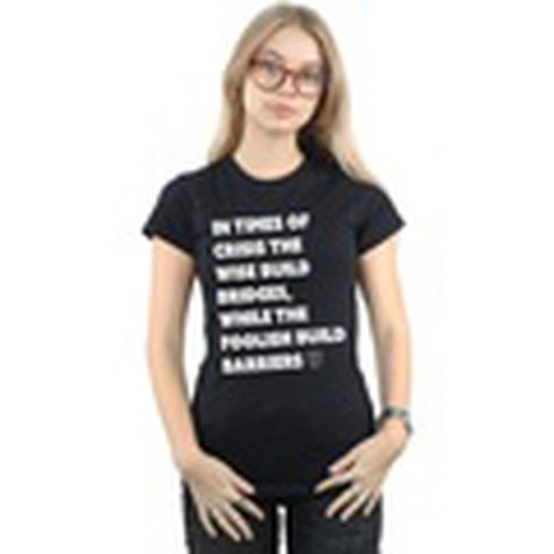 Camiseta manga larga Times Of Crisis para mujer - Marvel - Modalova