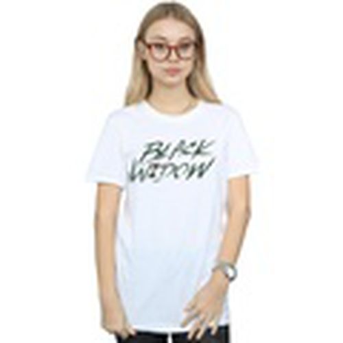 Camiseta manga larga Black Widow Movie Alt Logo para mujer - Marvel - Modalova