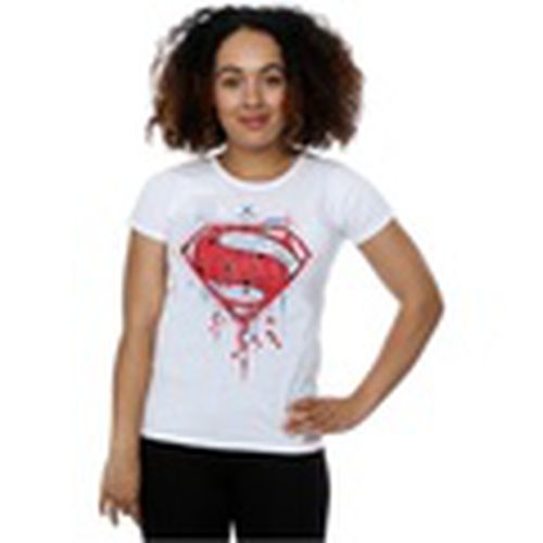 Camiseta manga larga Batman v Superman Geo Logo para mujer - Dc Comics - Modalova