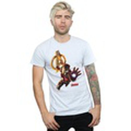 Camiseta manga larga Iron Man Pose para hombre - Marvel - Modalova