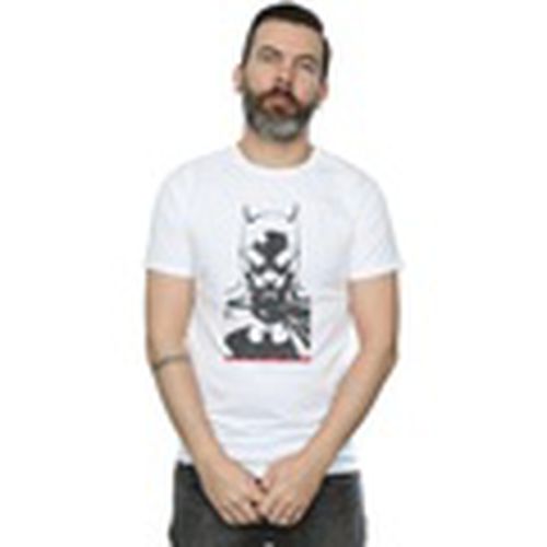 Camiseta manga larga Batman Solid Stare para hombre - Dc Comics - Modalova