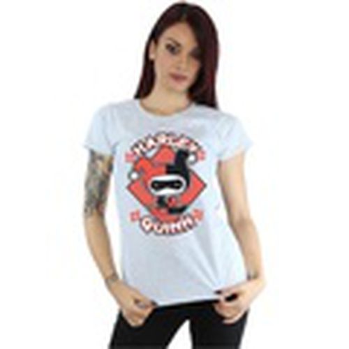 Camiseta manga larga Chibi Harley Quinn Badge para mujer - Dc Comics - Modalova
