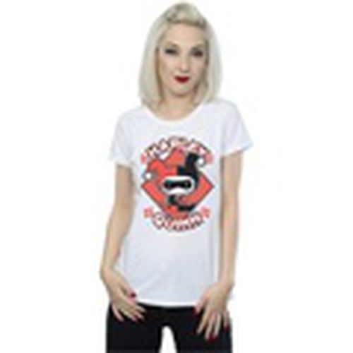 Camiseta manga larga Chibi Harley Quinn Badge para mujer - Dc Comics - Modalova