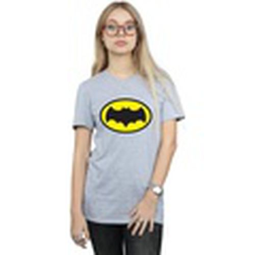Camiseta manga larga Batman TV Series Logo para mujer - Dc Comics - Modalova