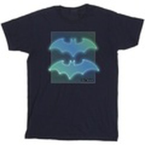 Camiseta manga larga Batman Grid Gradient para hombre - Dc Comics - Modalova