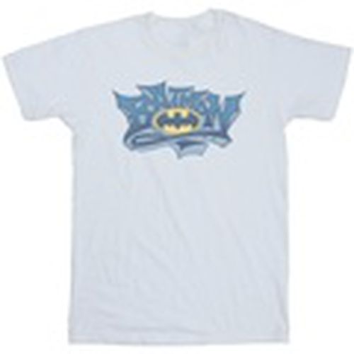 Camiseta manga larga Batman Graffiti Logo para hombre - Dc Comics - Modalova
