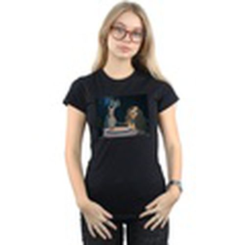 Camiseta manga larga Lady And The Tramp Spaghetti Slurp para mujer - Disney - Modalova