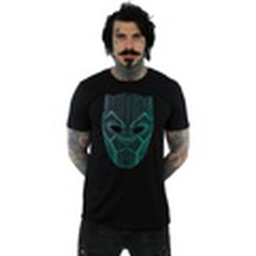 Camiseta manga larga Black Panther Tribal Mask para hombre - Marvel - Modalova