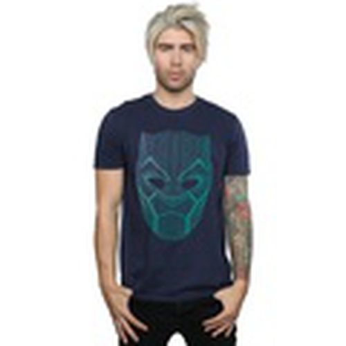 Camiseta manga larga Black Panther Tribal Mask para hombre - Marvel - Modalova