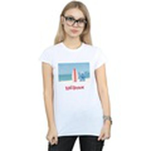 Camiseta manga larga Lilo And Stitch Surf Beach para mujer - Disney - Modalova