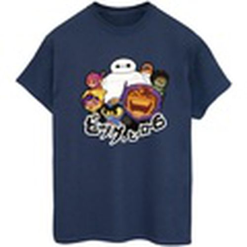 Camiseta manga larga Big Hero 6 Baymax Group Manga para mujer - Disney - Modalova