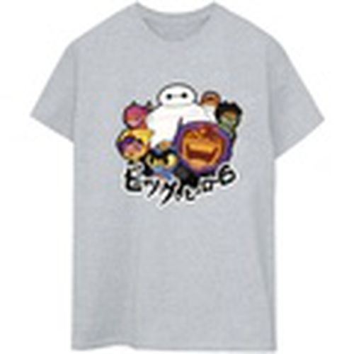 Camiseta manga larga Big Hero 6 Baymax Group Manga para mujer - Disney - Modalova