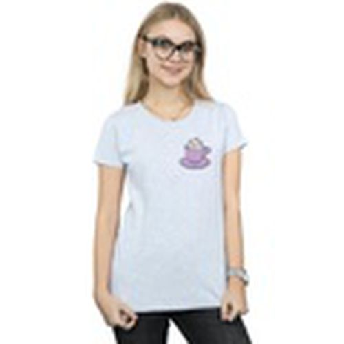 Camiseta manga larga Aristocats Marie In Cup Breast Print para mujer - Disney - Modalova