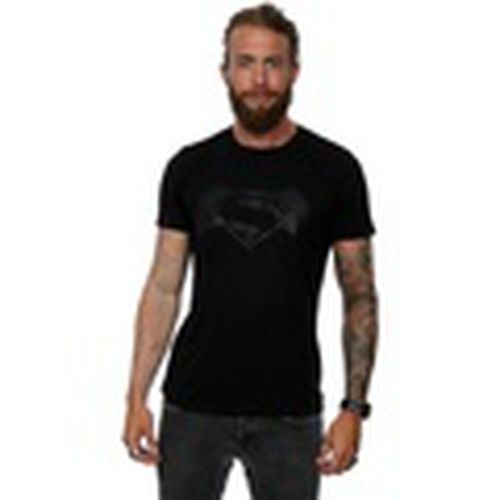 Camiseta manga larga Batman v Superman Logo Print para hombre - Dc Comics - Modalova