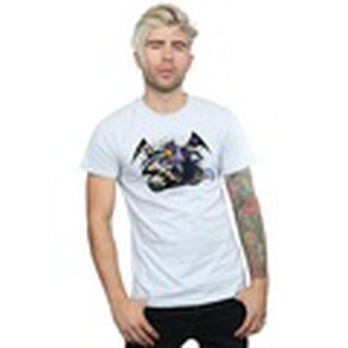 Camiseta manga larga Bat Bike para hombre - Dc Comics - Modalova