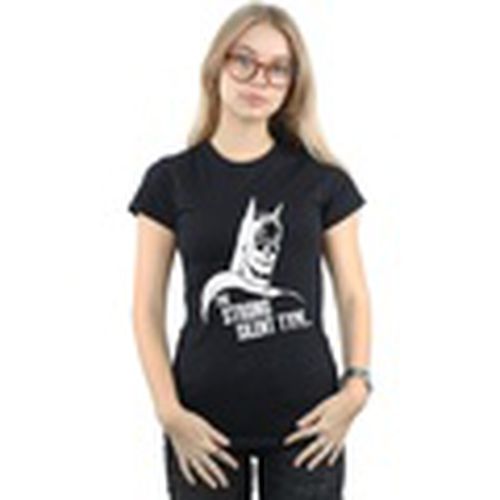 Camiseta manga larga Strong Silent para mujer - Dc Comics - Modalova