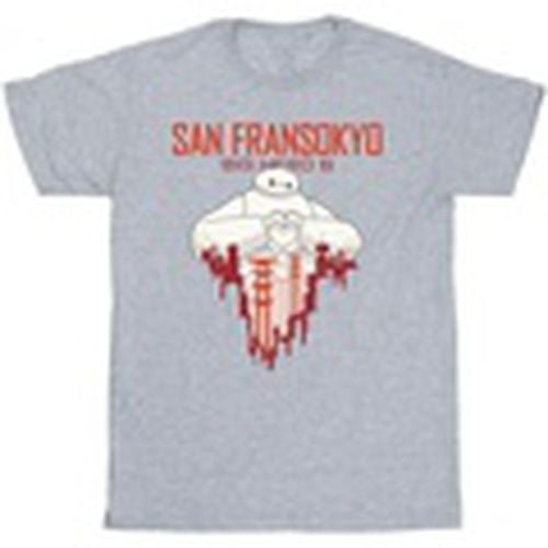 Camiseta manga larga Big Hero 6 San Fransokyo para hombre - Disney - Modalova