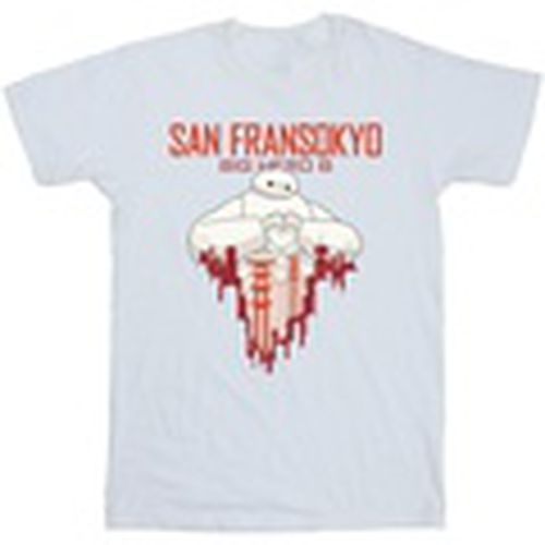 Camiseta manga larga Big Hero 6 Baymax San Fransokyo Heart para hombre - Disney - Modalova