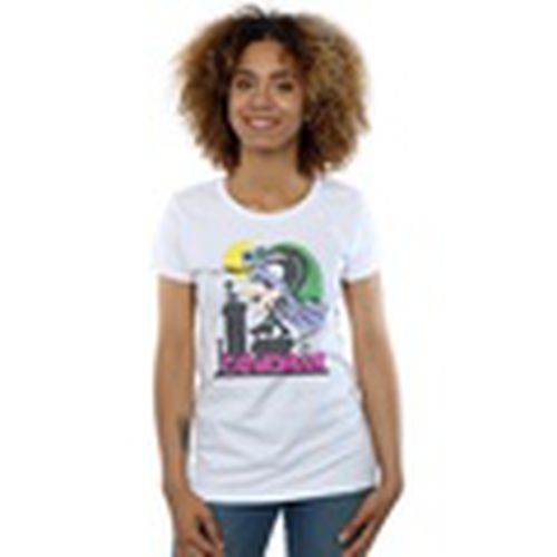 Camiseta manga larga Catwoman Crackle Logo para mujer - Dc Comics - Modalova