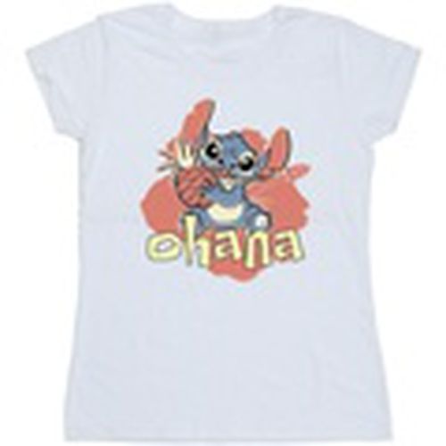 Camiseta manga larga Lilo And Stitch Ohana Pineapple para mujer - Disney - Modalova