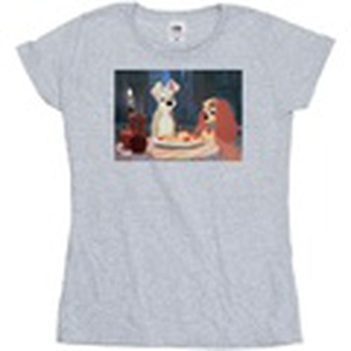 Camiseta manga larga Lady And The Tramp Spaghetti Photo para mujer - Disney - Modalova