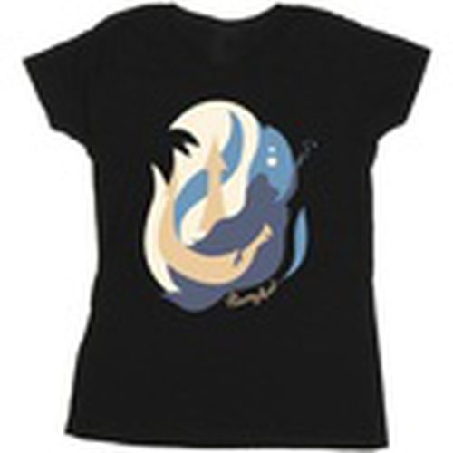 Camiseta manga larga The Little Mermaid Colour Silhouettes para mujer - Disney - Modalova